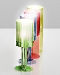 Rzn barevn proveden modernch designovch stolnch lamp model TIP TAP s celosklennm tlem